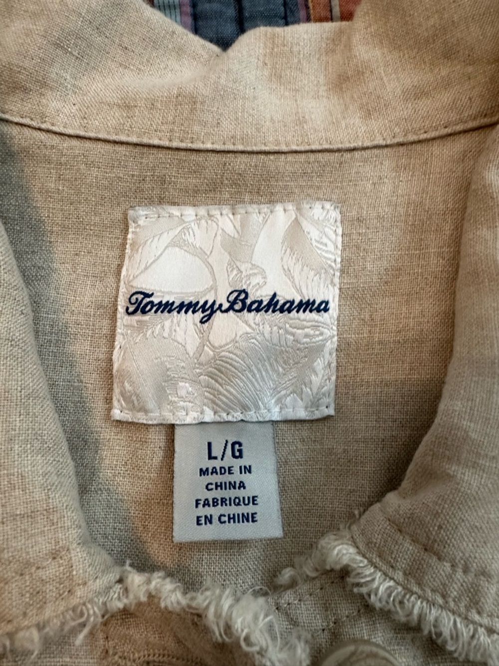 Tommy Bahama Two Palms Raw Edge Linen Jacket - Picture 6 of 6